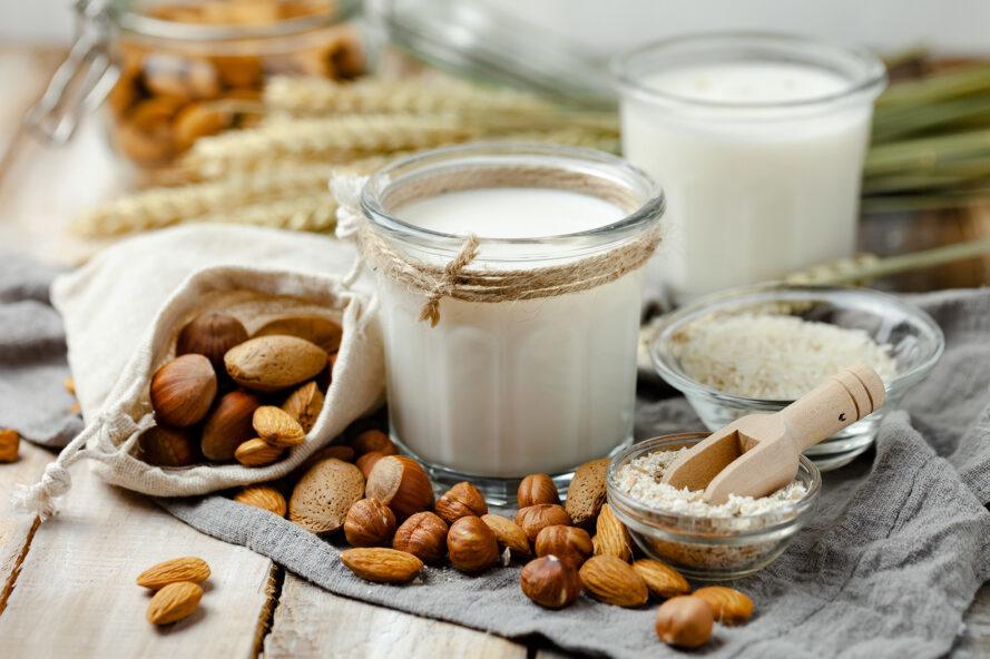 Nuts and Milk for Strong and Healthy Health