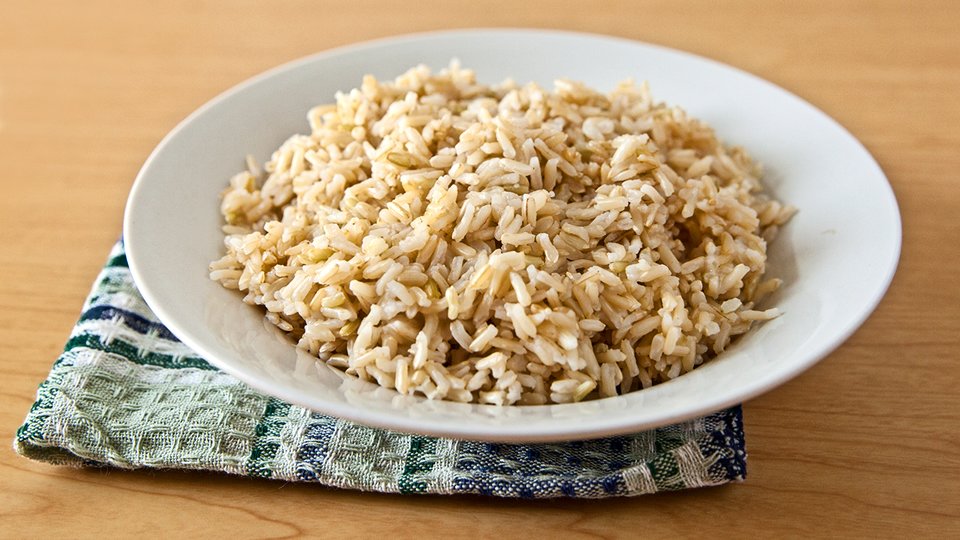 Hand pounded rice, among the healthiest rice in the world