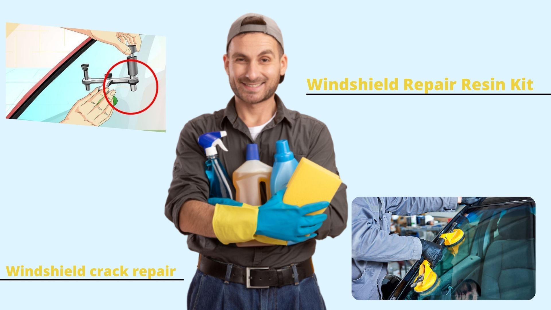 Windshield repair resin