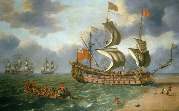 Search for a 340-year-old royal warship￼