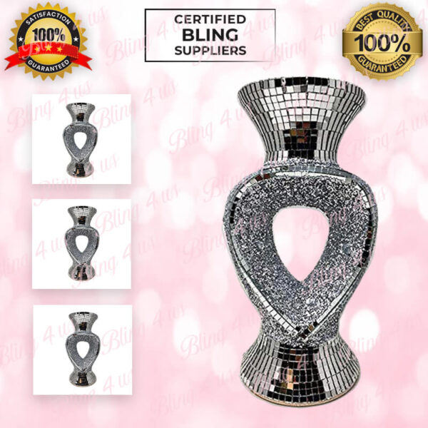 High Quality  Bling Vases with Fresh Flowers