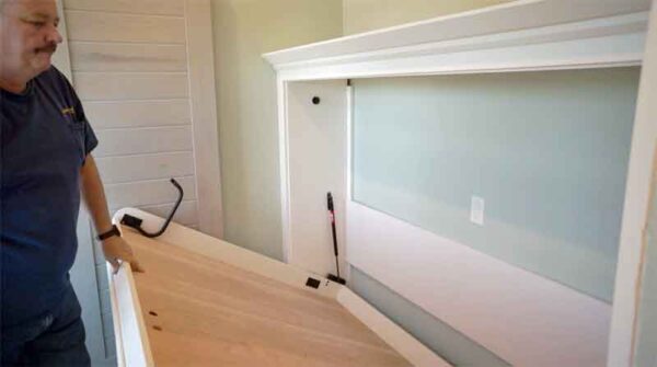 How To Build A Hinge For A Murphy Bed