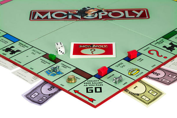 How many bills does everyone get at Monopoly?
