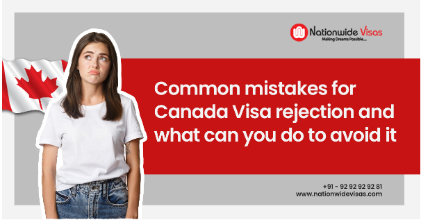 Common mistake for canada visa rejection