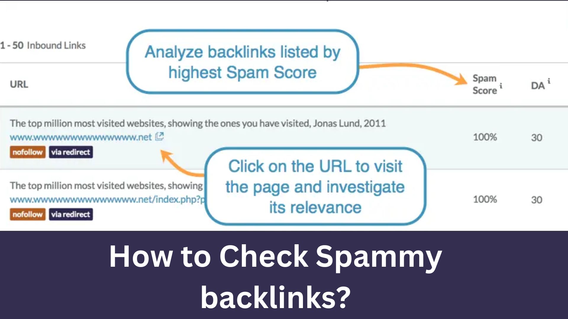 How to Check Spammy backlinks
