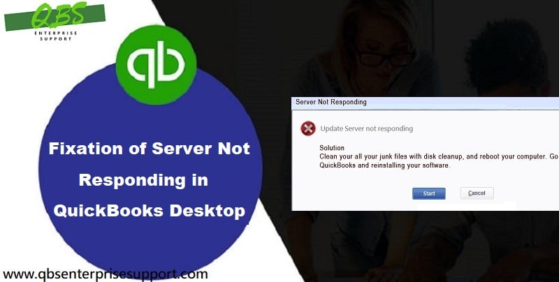QuickBooks server update is not responding