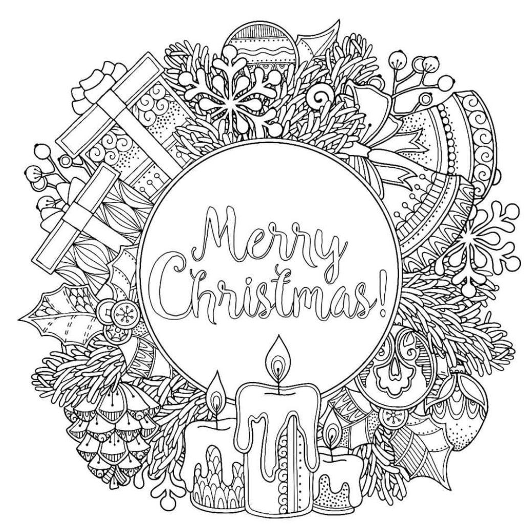 How To Color Christmas Coloring Pages | Kids Coloring Pages