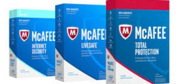 How do I install the free trial version of McAfee Antivirus?