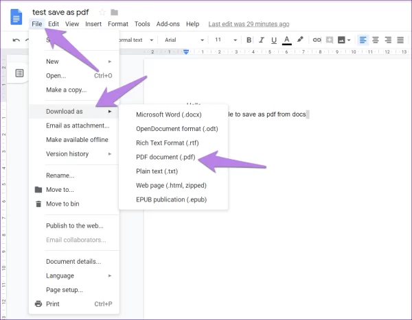 How to Save Google Docs as PDF on Desktop and Mobile