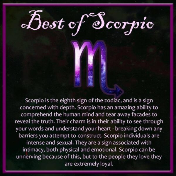 Positive and negative traits and some interesting facts of Scorpio water sign people: