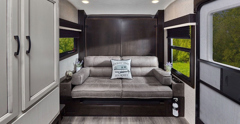 How To Convert To Murphy Bed Couch In Travel Trailer