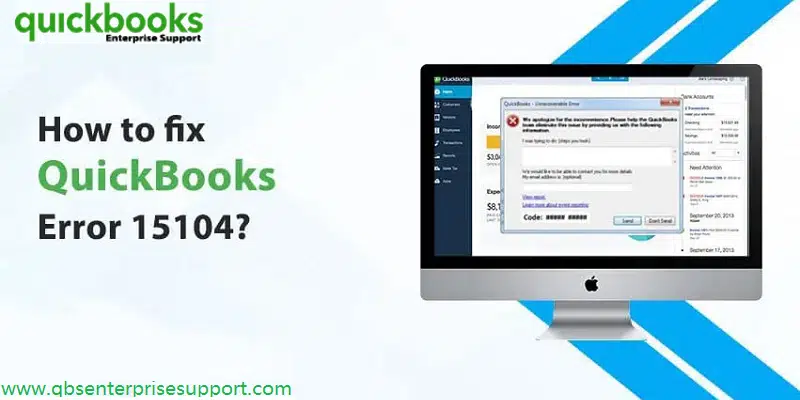QuickBooks error code 15104