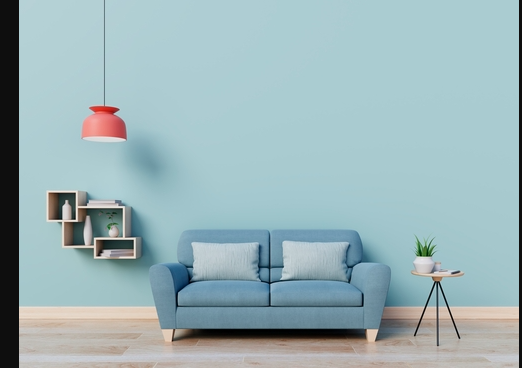 Add Color to Your Walls With Light Blue Wallpaper Vs. Messy Paints